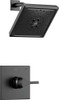 Delta DT14274BL Zura Monitor 14 Series H2Okinetic Shower Trim Matte Black T14274BL.
