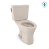 Toto CST746CEMFG12 Drake 2Pc Uh Toilet 1.28 & 0.8 Dual Flush Cefiontect S Beige 