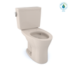 Toto CST746CSMG12 CST746CSMG#12 Drake Two-Piece Elongated Dual Flush 1.6 and 0.8 GPF DYNAMAX TORNADO FLUSH Toilet with CEFIONTECT, Sedona Beige