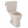Toto CST746CSMG12 CST746CSMG#12 Drake Two-Piece Elongated Dual Flush 1.6 and 0.8 GPF DYNAMAX TORNADO FLUSH Toilet with CEFIONTECT, Sedona Beige