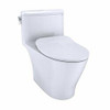 Toto MS642234CUFG#01 Nexus 1G One-Piece Elongated 1.0 Gpf Universal Height Toilet With Cefiontect And Ss234 Softclose Seat, Washlet+ Ready, Cotton White MS642234CUFG01