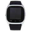 Eclock M-WAT-1355 EK-B4 Montre Connectee Silver/Black Silicone Strap Smart Watch