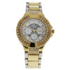 Charlotte Raffaelli W-WAT-1445 CRM003 Gold/Silver Gold Stainless Steel Bracelet Watch