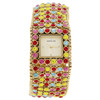 Manoush W-WAT-1543 Mshmar Marilyn - Gold/multicolor Stainless Steel Bracelet Watch Watch For Women 1 Pc