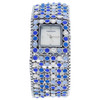 Manoush W-WAT-1541 MSHMAB Marilyn - Silver/Blue Stainless Steel Bracelet Watch