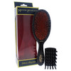 Mason Pearson U-HC-13041 Junior Mixture Bristle and Nylon Brush - BN2 Dark Ruby by for Unisex - 2 Pc Hair Brus