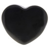 Silicone Heart Puff - Mat Black