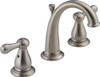 Delta 3575-SSMPU-DST Faucet Leland Two Handle Widespread Bathroom Faucet, Stainless