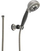 Delta 55445-SS Universal Showering Components H2Okinetic 5-Setting Adjustable Wall Mount Hand Shower 135471