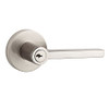 Baldwin ENSQURCRR150 EN.SQU.CRR Square Keyed Entry Single Cylinder Leverset with Contemporary, Satin Nickel