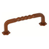 Emtek 76022FBS 76022FB Wrought Steel 4" C-to-C San Carlos Fixed Pull - Flat Black