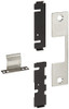 H.E.S. E630 H.E.S. Stainless Steel E Faceplate for 1006 Series Electric Strikes for Corbin/Russwin Security Bolt and Normally Extended 1" Tubular Bolts, Satin Stainless Steel Finish
