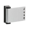 ADAMS RITE 45900200628 Deadlatch Paddle - Push Left - Clear Anodized Finish