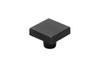 Emtek 86662FB Rustic Modern Square Cabinet Knob 1-1/4" Dimension, Flat Black Bronze