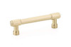 Emtek 86688US4 Jasper Pull, 5" Center-to-Center, Satin Brass