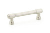 Emtek 86690US15 Jasper Pull, 8" Center-to-Center, Satin Nickel