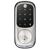 Yale YRD226CBA619 Assure Lock Connected by August - Wi-Fi/Bluetooth Touchscreen Keypad Deadbolt - Works with August app, Amazon Alexa, Google Assistant, HomeKit, Airbnb and More - Satin Nickel