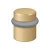 Deltana UFB4505U4  Round Universal Floor Bumper 1-1/2", Solid Brass in Brushed Brass