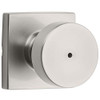 KWIKSET 730PSKSQT15 730PSKSQT-15 Pismo Privacy Door Knob Set with Square Rose