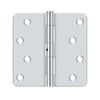 Deltana S44R4N26  - Steel Hinge 4 X 4 X 1/4 R NRP US26