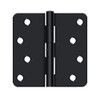 Deltana S44R4N1B  - Steel Hinge 4 X 4 X 1/4 R NRP US1B