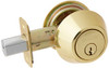 SCHLAGE JD62V605 Lock Company  Double Cylinder Deadbolt, Bright Brass