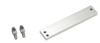 Securitron ASB62CL Aluminum Shim Bracket for M62 Magnalock Electromagnetic Lock, 8" Length, Clear Anodized Finish