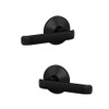 SCHLAGE FC172CYB622KIN  Custom Clybourn Non-Turning Two Sided Dummy Door Lever Set with Kinsler Trim
