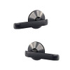 SCHLAGE FC172CYB619KIN  Custom Clybourn Non-Turning Two Sided Dummy Door Lever Set with Kinsler Trim