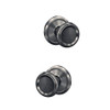 SCHLAGE FC172OFM619ALD  Custom Offerman Non-Turning Two Sided Dummy Knob Set with Alden Trim