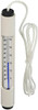 R141046 THERMOMETER,WHITE-STRING #127 R.B. #127 WHITE PLASTIC,STRING