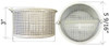 ALADDIN EQUIPMENT CO, INC. B-168 Aladdin Hayward SP1096C Skimmer Basket ()