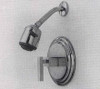 Ginger USA N3-196/15 Brass 3-196 Fairfield 31" Tub Faucets Risers, Polished Nickel