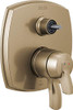 Delta DT27976CZLHP Stryke 17 Series Integrated Diverter Trim with Six Function Diverter Less Diverter Handle Champagne Bronze T27976CZLHP