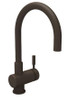 Ginger USA N2008/04 Brass East Linear Single Handle WaterSense Certified Bar Faucet with Metal Lever Handl, Satin Brass