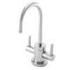 Ginger USA N106/56 Brass Flat Black East Linear Double Handle Hot / Cold Water Dispenser