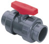 SPEARS 3629-005 PVC Schedule 80 Standard Ball Valve, Socket and Threaded, EPDM, 1/2-Inch