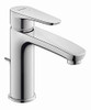 Duravit B.1 Single handle lavatory faucet M, with pop-up and drain assembly