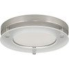 Progress Lighting  P8147-09-30K 7 Led Decorative Round W/T24 Brushed Nickel P81470930K