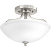 Progress Lighting Laird P350057-009 2-100W Med Semi-Flush Conv P350057009