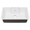 American Standard Quince 33X22 Top Mt Sb Kitchen Sink 3H Brilliant White 77SB33223308