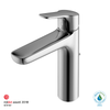 Toto TLG03303U#CP  Gs 1.2 GPM Single Handle Semi Vessel Bathroom Sink Faucet Polished Chrome