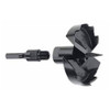 MILWAUKEE MLW48-25-3621 3-5/8-Inch Bit with 1/2-Inch 3-Milled flats Shank