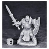 Bones: Crusader Champion (attacking) W3 Reaper Miniatures REM77550
