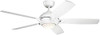Kichler Geno LED 54in. Fan Matte White 330001MWH