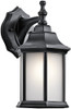 Kichler Chesapeake 1 Light Wall Light Black 9776BKS