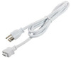 Kichler 4U/6U Under Cabinet 3-Prong Cord White 6UCORDWH