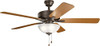 Kichler 52in. Basics Pro Select Fan Satin Natural Bronze 330017SNB