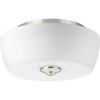 Progress Lighting Leap P350061-009 2-60W Med Flush Mount Brushed Nickel P350061009