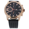 Antoneli M-WAT-1311 AG0064-03 Rose Gold/Black Leather Strap Watch